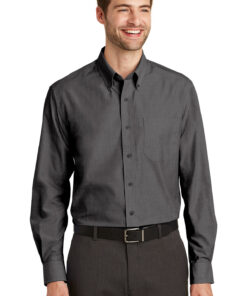 Port Authority® Tall Crosshatch Easy Care Shirt