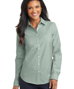 L658 Port Authority® Ladies SuperPro™ Oxford Shirt