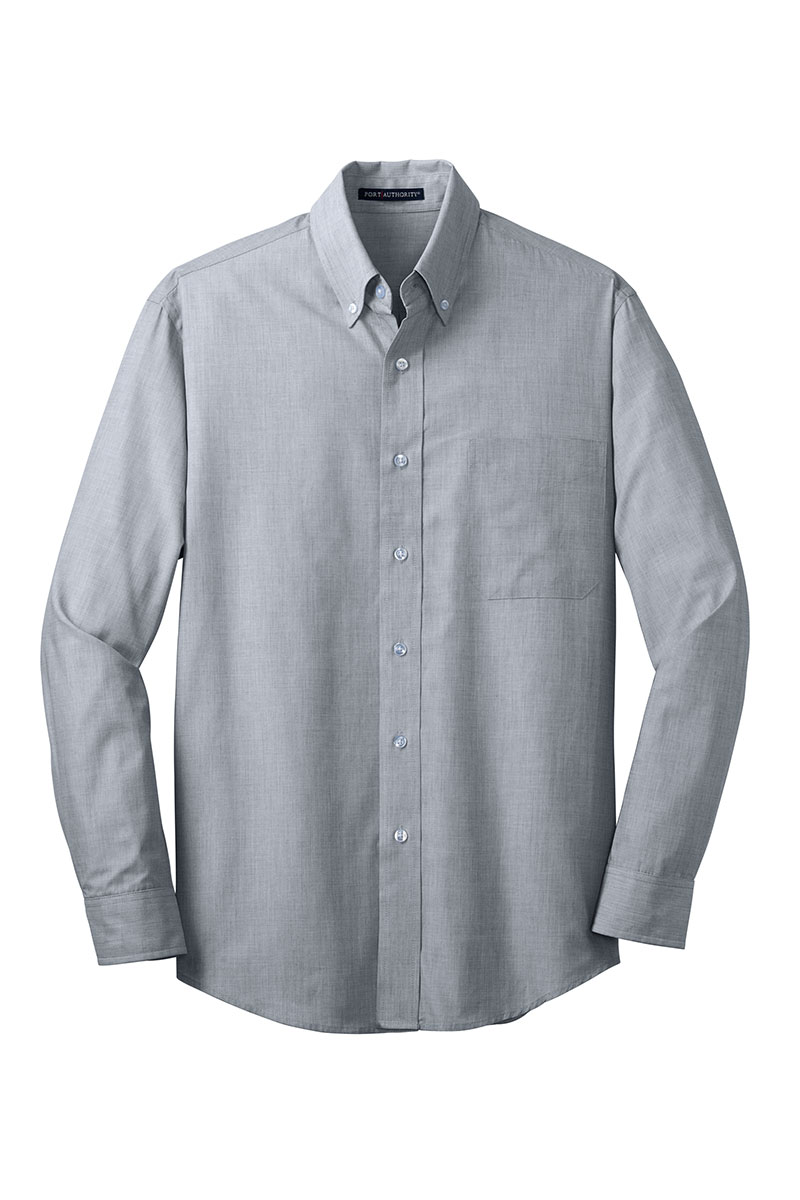 Port Authority® Tall Crosshatch Easy Care Shirt - Image 4