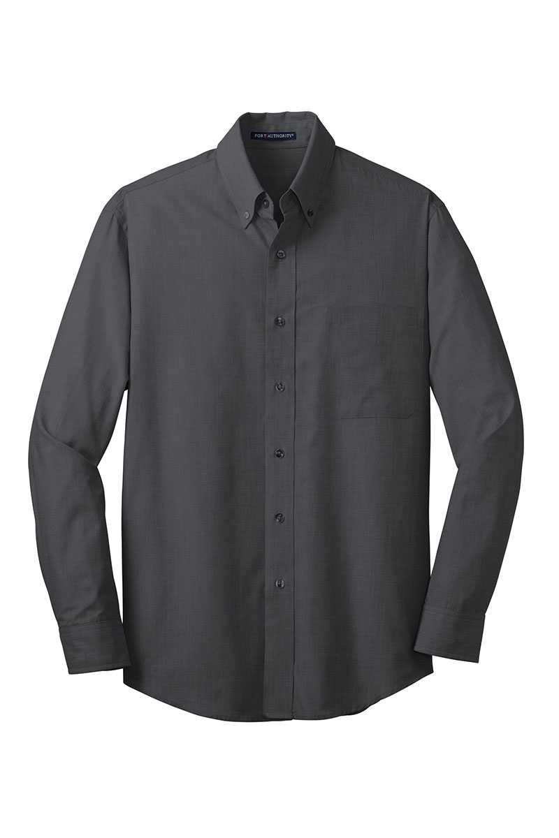Port Authority® Tall Crosshatch Easy Care Shirt - Image 3