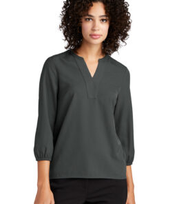 Mercer+Mettle™ Women's Stretch Crepe 3/4-Sleeve Blouse
