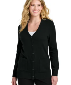 Alternative view of Port Authority® Women’s Easy Care Button-Up Cardigan Sweater
